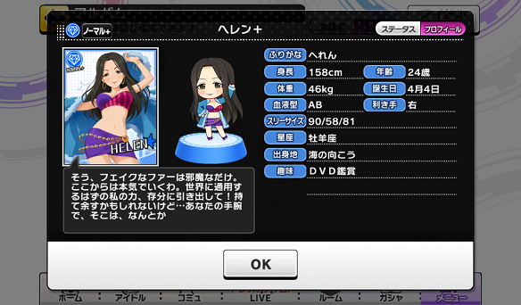 ヘレン プロフィール