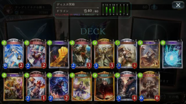 【シャドウバース(シャドバ)】このOTK!芸術的!「冥府への道」起動平均9ターン!?さらに6ターン目に14/14「天翼を食う者」!?『変態ディスカードドラゴン』【ドラゴンデッキ】の画像