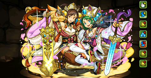 【パズドラ】転生大喬&小喬のテンプレパーティ!!代替案もの画像