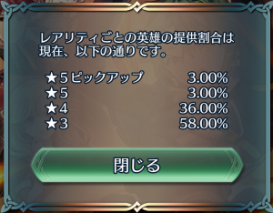 FEH 確率