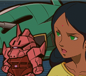 【LINE: ガンダム ウォーズ】ストーリーミッション追加!ここでしか手に入らないパイロット「ララァ」、新機体「ギャン」が登場!の画像