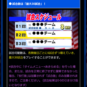 試合数は最大30試合!