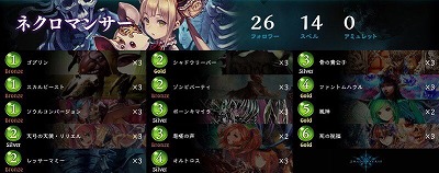 【シャドウバース】初心者必見！レジェンド非採用の低コストアグロネクロデッキを紹介！の画像