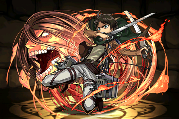 【パズドラ】進撃コラボ第二弾！主人公エレンの使い道！使い分けできる良分岐！の画像