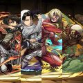 【パズドラ】進撃の巨人コラボ開始！分岐エレン、お掃除リヴァイ、アニ、ライナーが追加！注目の能力を考察！の画像