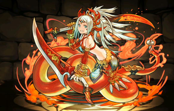 【パズドラ】懐かしのエキドナが転生進化したら?性能を堂々発表!の画像