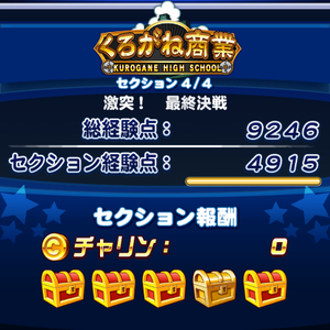 最終的に経験点は9246!