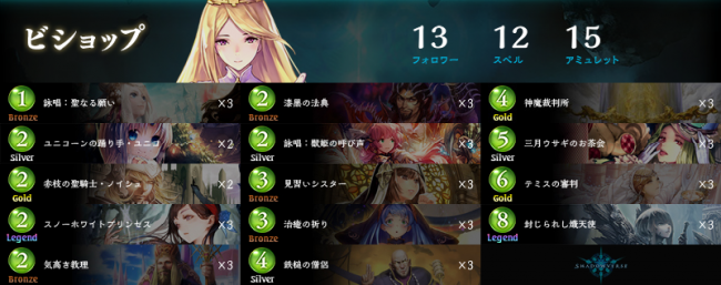 【シャドウバース（シャドバ）】新環境セラフビショップデッキ紹介！ JCG優勝！ ニュートラルシナジーは"いらない"。ヴァンパイアにもメタれてネクロにもいける強力デッキ！【ビショップデッキ】