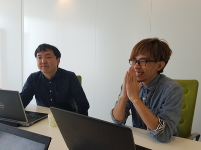 studio Zのお二人。左が保泉氏。右が臼井氏。