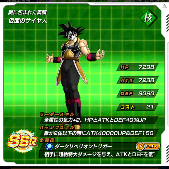 仮面のサイヤ人/謎に包まれた素顔