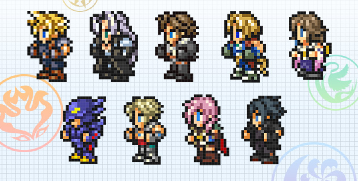 【パズドラ速報】FF(エフエフ)コラボのドット絵究極分岐まとめ② ドット・クラウドやドット・セフィロスが登場!の画像