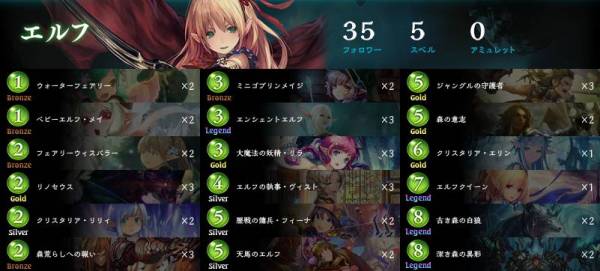 【シャドウバース（シャドバ）】第二弾構築済みデッキからデッキを作ろう！エルフ（異形の茨）編！ 一撃20点ダメージの魔力……！