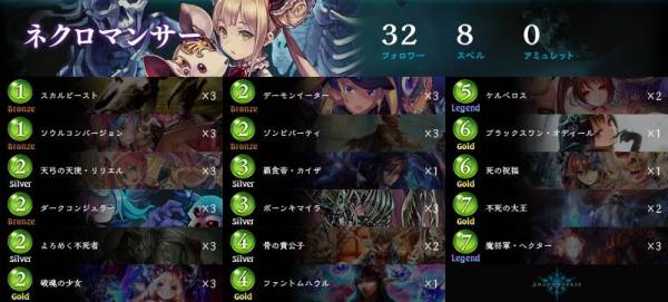 surre選手のデッキレシピ