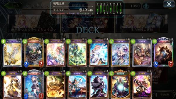 ミスリル力場ウィッチデッキレシピ