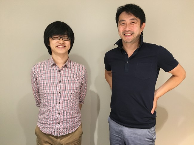 左から渡会氏に中村氏