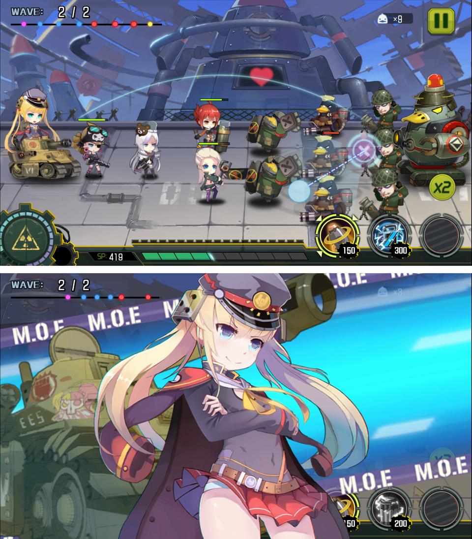 戦場のツインテール（戦ツイ） androidアプリスクリーンショット1