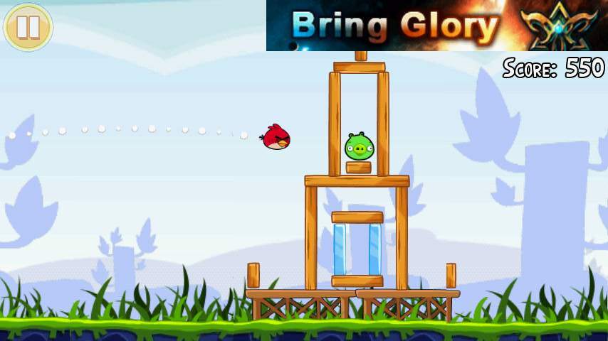 アングリーバード androidアプリスクリーンショット1