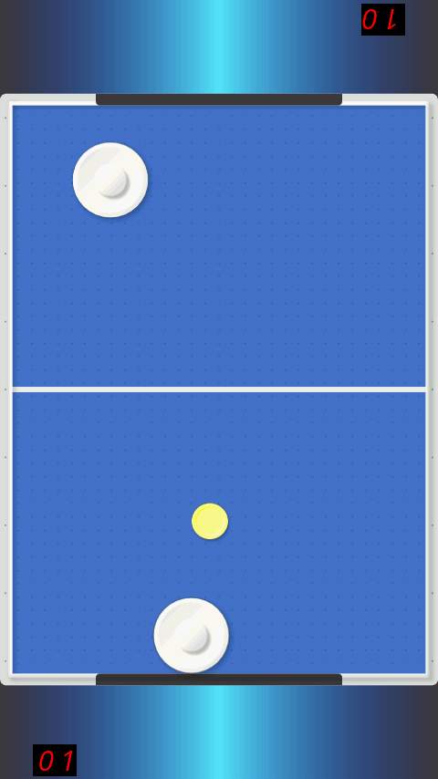エアホッケーデモ androidアプリスクリーンショット1