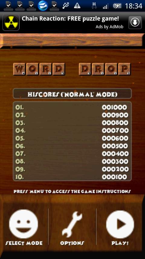 ワードドロップ androidアプリスクリーンショット3