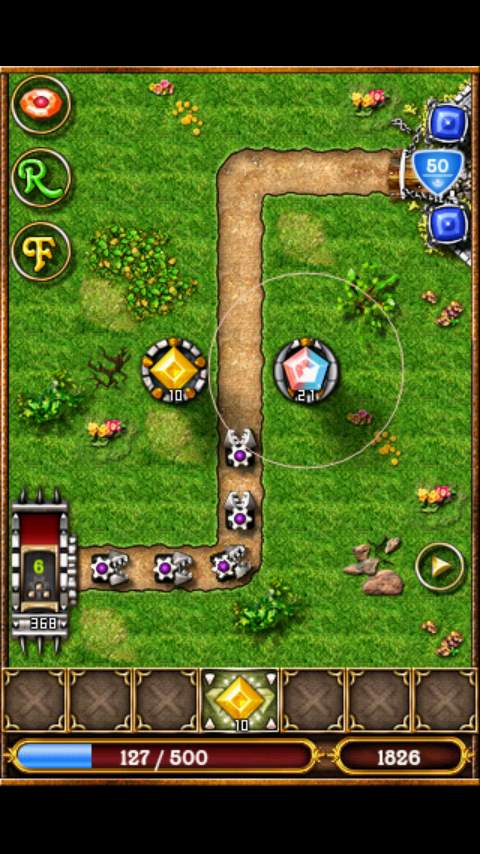 クリスタルライトディフェンス フリー androidアプリスクリーンショット2