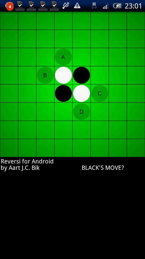 リバーシ フォー アンドロイド androidアプリスクリーンショット1