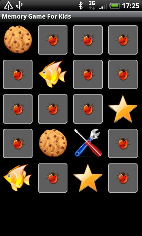 メモリー ゲーム フォー キッズ androidアプリスクリーンショット1