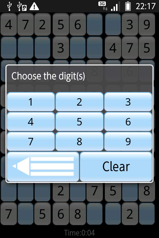 数独 androidアプリスクリーンショット3