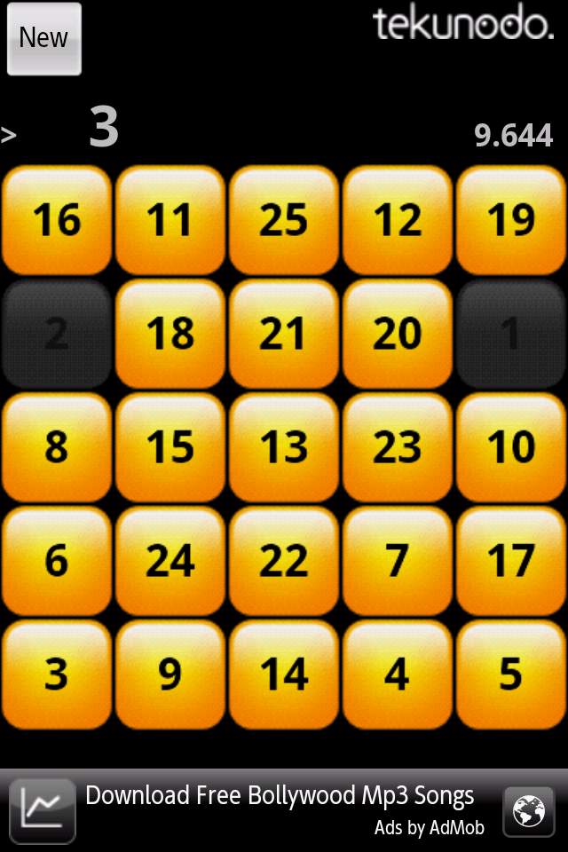 Touch the Numbers for Android androidアプリスクリーンショット1