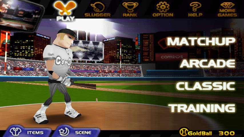 ホームランバトル3D androidアプリスクリーンショット1