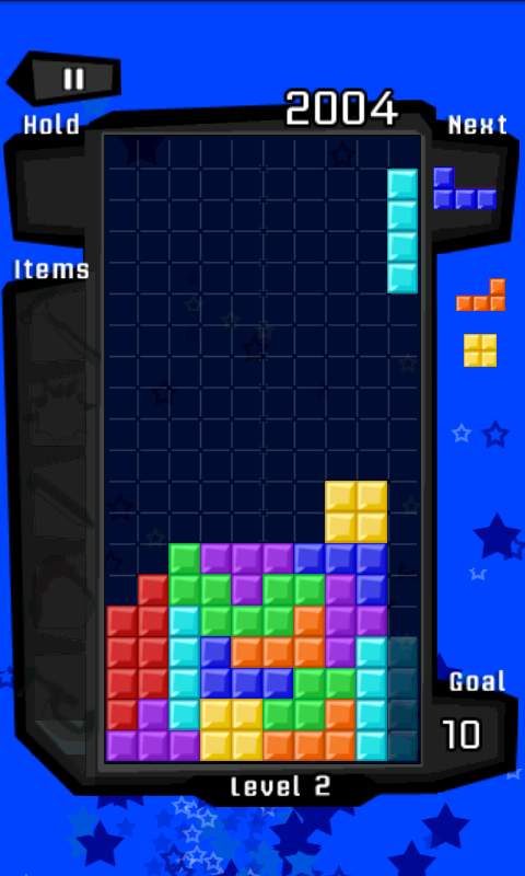 テトリス androidアプリスクリーンショット1