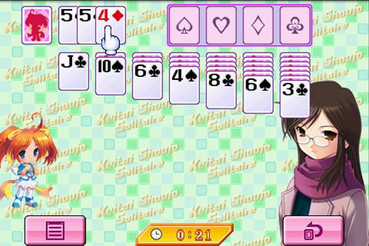 androidアプリ ケータイ少女ソリティア ~クロンダイク~攻略スクリーンショット3