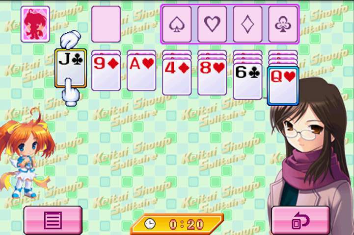 androidアプリ ケータイ少女ソリティア ~クロンダイク~攻略スクリーンショット4