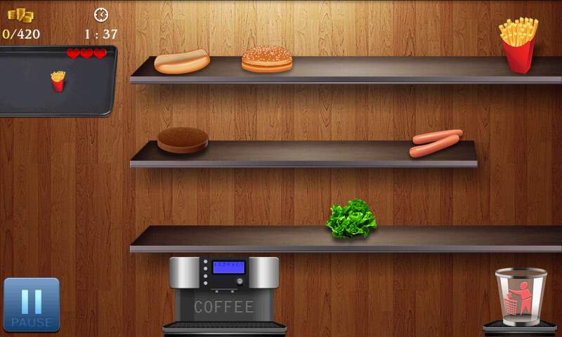 バーガーマニア androidアプリスクリーンショット1
