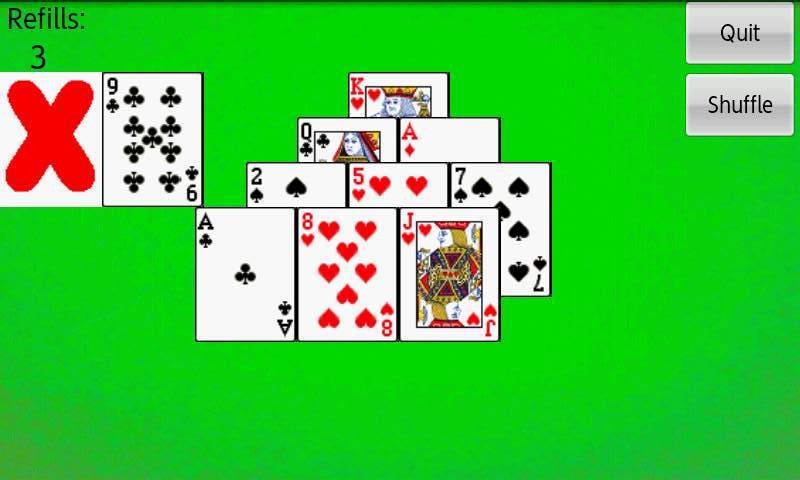 androidアプリ ピラミッドソリティア攻略スクリーンショット3