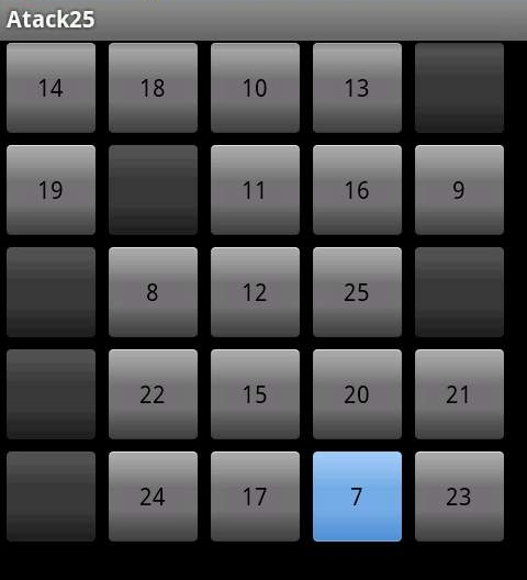 androidアプリ アタック25攻略スクリーンショット2