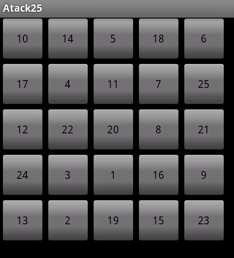 アタック25 androidアプリスクリーンショット1