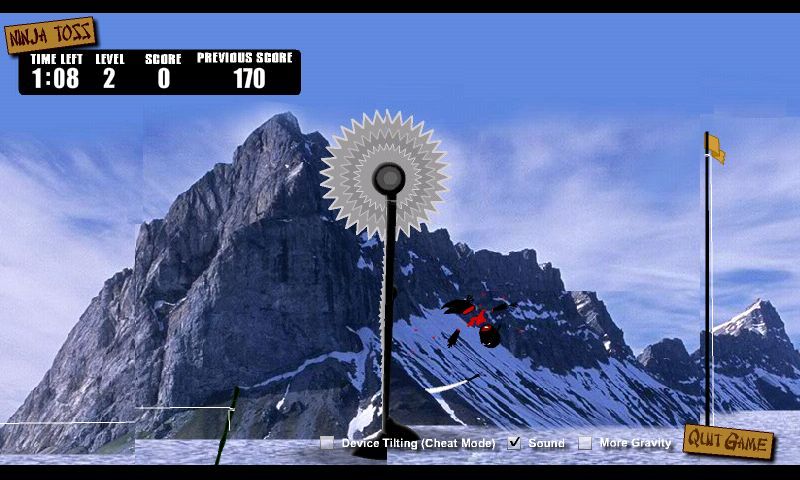 ニンジャトス -スリングショットゲーム androidアプリスクリーンショット2