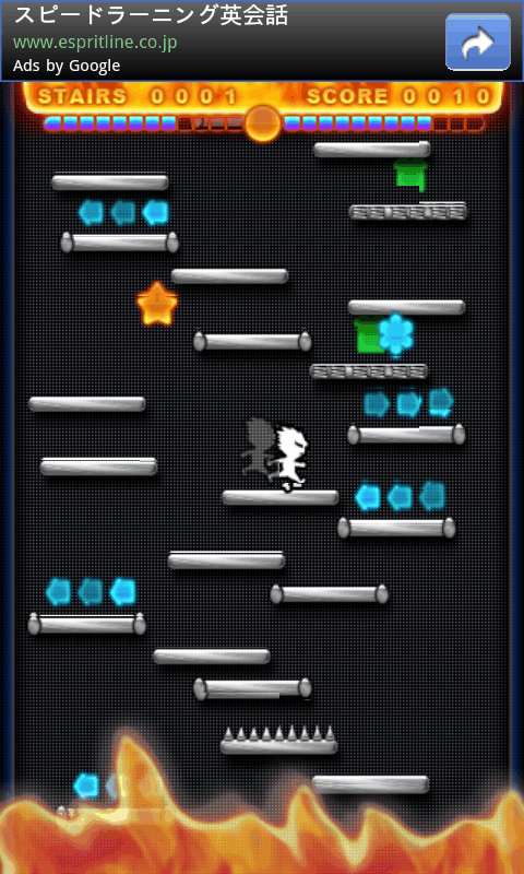 androidアプリ フィンガージャンプ攻略スクリーンショット1