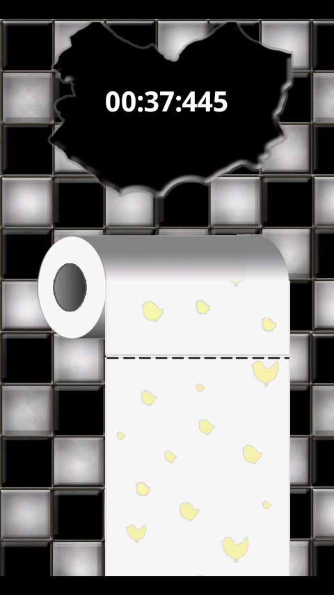 トイレットペーパータッチ androidアプリスクリーンショット1