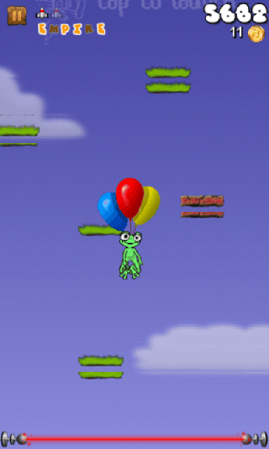 androidアプリ フロッギージャンプ攻略スクリーンショット2