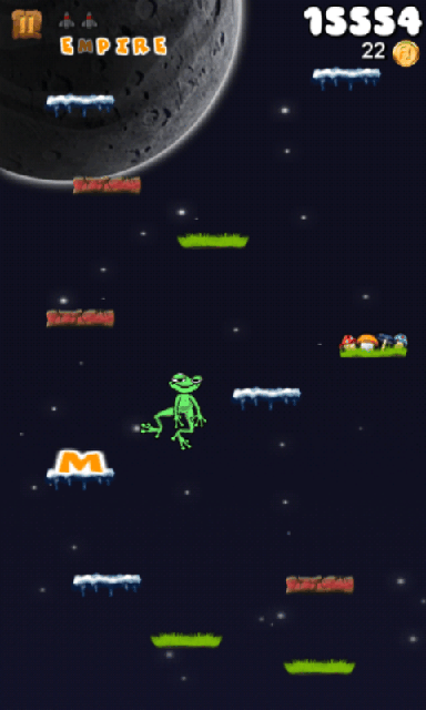 androidアプリ フロッギージャンプ攻略スクリーンショット4