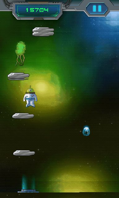 スペース ジャンプ androidアプリスクリーンショット1