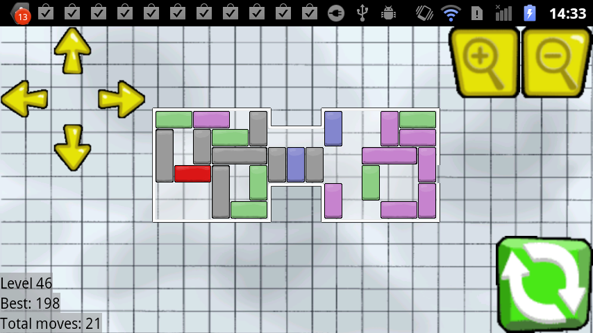 androidアプリ オブストラクション攻略スクリーンショット2