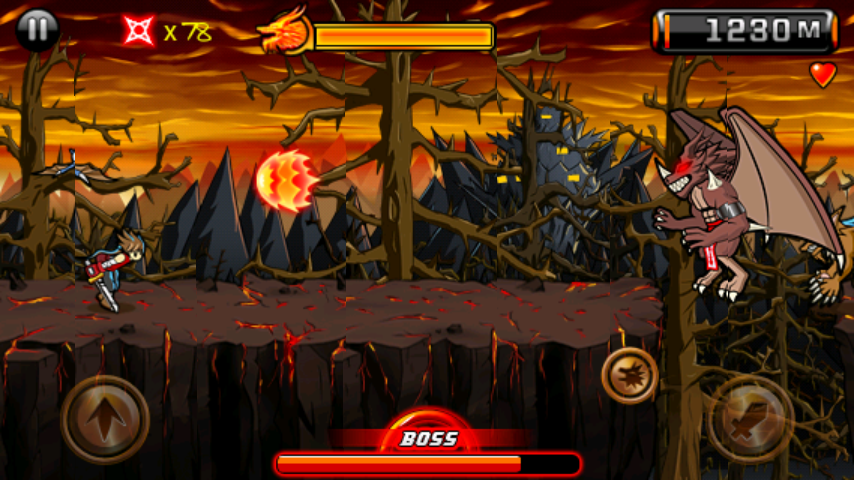 androidアプリ デビルニンジャ2（vs ボス）攻略スクリーンショット5