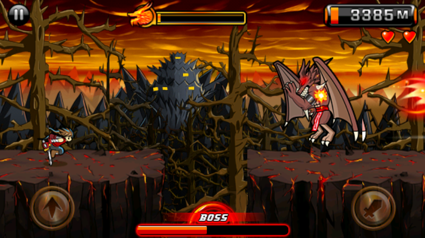 デビルニンジャ2（vs ボス） androidアプリスクリーンショット1