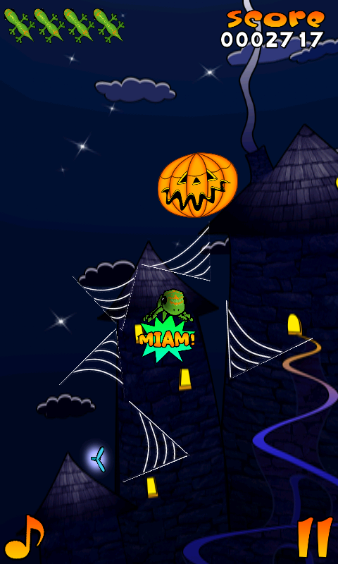 アクロバティック ゲコ ハロウィン androidアプリスクリーンショット1