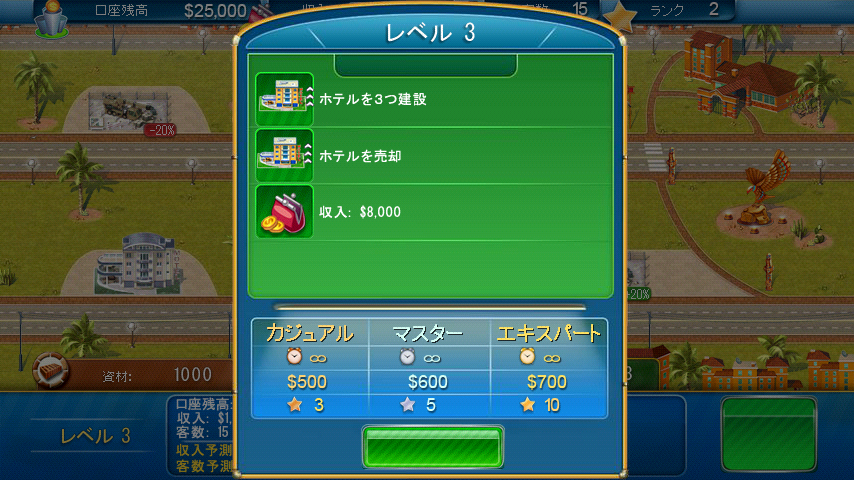 ホテルエンパイヤー：ベガス androidアプリスクリーンショット2