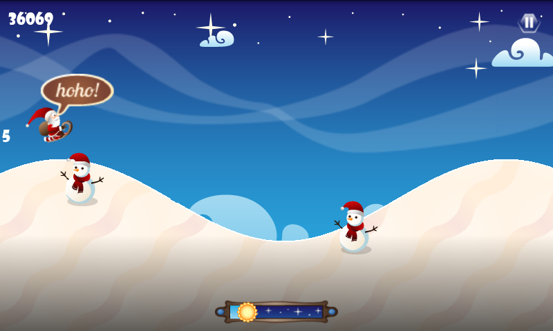 androidアプリ タイニーサンタ -クリスマスヒル攻略スクリーンショット2