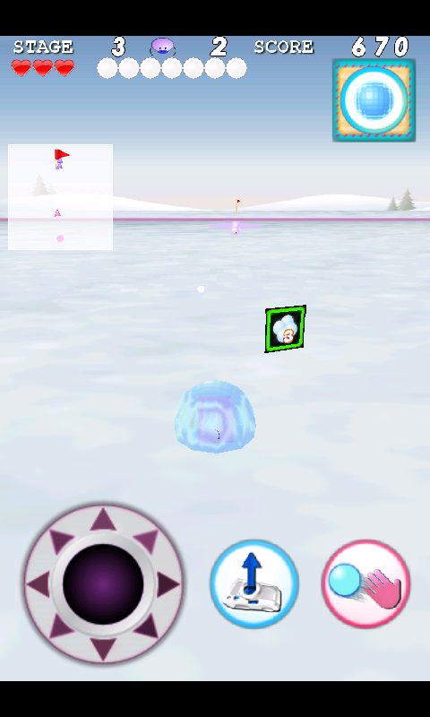androidアプリ 雪合戦攻略スクリーンショット3
