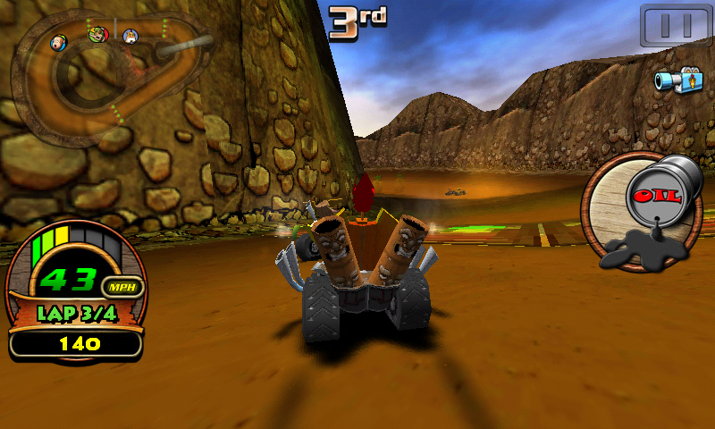 androidアプリ ティキ カート 3D攻略スクリーンショット3